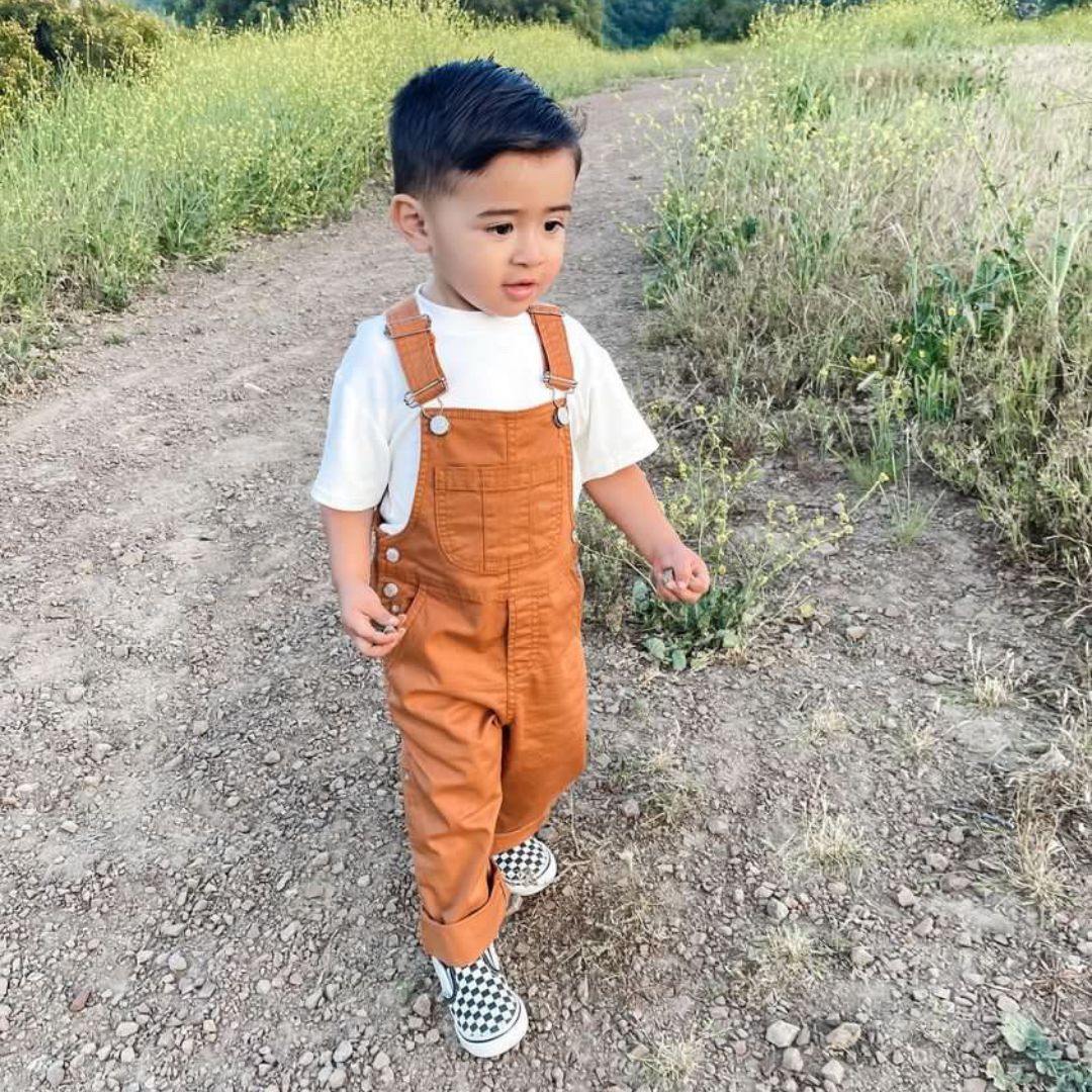 Denim Overalls | Terracotta